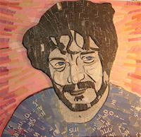 Drew Zimmerman art: Self-portrait (Avatar of Gracious Living)