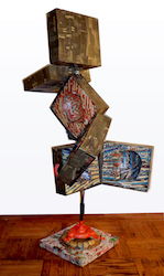 Drew Zimmerman art: Suitcase Flying Open (Head Case}>